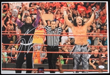 2000s Matt Hardy WWE Champion Wrestler Signed 12" x 18" Photo (*JSA*)