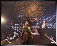 2013-23 Charlotte Flair WWE Champion Wrestler Signed 16" x 20" Photo (*JSA*) 
