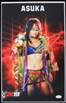 2016-23 Asuka WWE Champion Wrestler Signed 11" x 17" Photo (*JSA*)