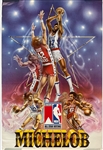 1979 NBA All Star Game Voting 24" x 36" Michelob Poster