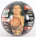2010's Cliff Hagan St. Louis Hawks Signed InkRedible Graphic Basketball (JSA)