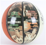 2010's Bob Knight Dave Cowens Nate Tiny Archibald Harry Gallatin Signed InkRedible Graphic Basketball (JSA)