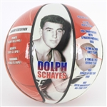 2010's Dolph Schayes Syracuse Nationals Signed InkRedible Graphic Basketball (JSA)