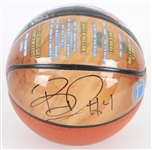 2010s Brandon Rush Golden State Warrios Signed PhotoFile Graphic Mini Basketball (JSA)
