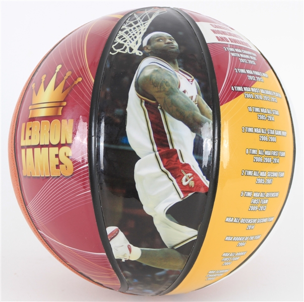 2010s LeBron James Cleveland Cavaliers InkRedible Graphic Basketball 