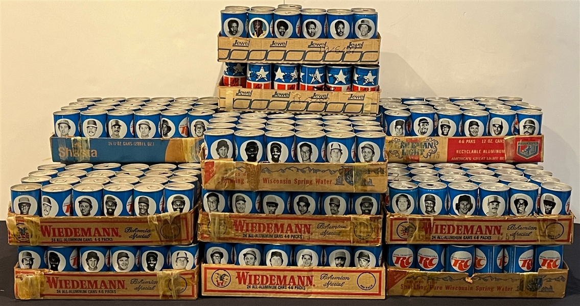1970s RC Cola MLB Player Cans (Lot of 400+)