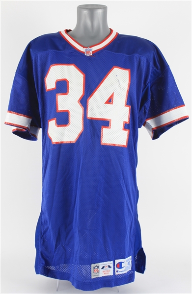 1993 Thurman Thomas Buffalo Bills Signed Home Jersey (MEARS A5/JSA)