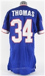 1993 Thurman Thomas Buffalo Bills Signed Home Jersey (MEARS A5/JSA)