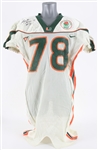 2002 Bryant McKinnie Miami Hurricanes Signed Game Worn Rose Bowl Jersey (MEARS LOA/*Beckett*/RGU Photomatch)