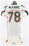 2002 Bryant McKinnie Miami Hurricanes Signed Game Worn Rose Bowl Jersey (MEARS LOA/*Beckett*/RGU Photomatch)
