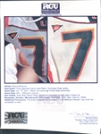 2002 Bryant McKinnie Miami Hurricanes Signed Game Worn Rose Bowl Jersey (MEARS LOA/*Beckett*/RGU Photomatch)