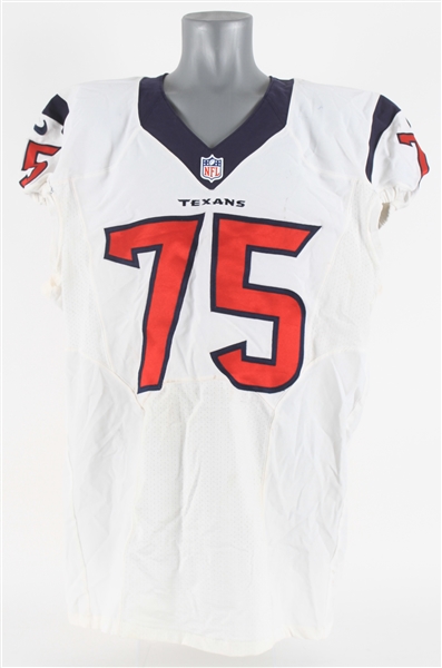 2016 Vince Wilfork Houston Texans Game Worn NFL International Series Jersey (MEARS A10 & PSA/DNA)