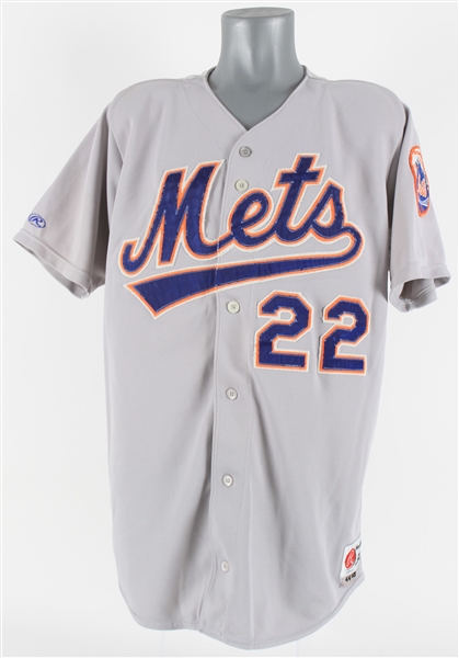 1998 New York Mets #22 Organizational Jersey (MEARS LOA)