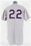 1998 New York Mets #22 Organizational Jersey (MEARS LOA)