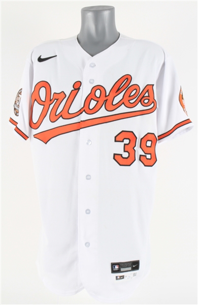 2021-22 Rylan Bannon Baltimore Orioles Home Jersey (MEARS LOA/MLB Hologram)