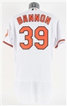 2021-22 Rylan Bannon Baltimore Orioles Home Jersey (MEARS LOA/MLB Hologram)