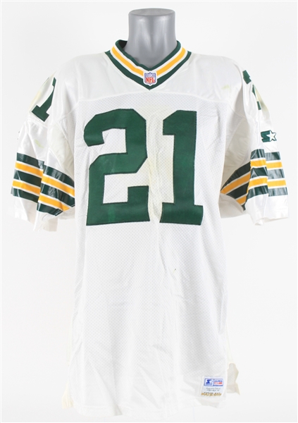 1996 Craig Newsome Green Bay Packers Game Worn Road Jersey (MEARS LOA)