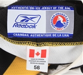 2006-07 Mark Stuart Providence Bruins AHL Game Worn Jersey (MEARS LOA)
