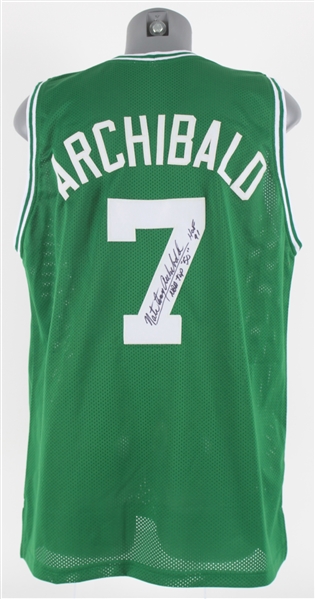 2010s Nate "Tiny" Archibald Boston Celtics Signed Jersey (JSA)