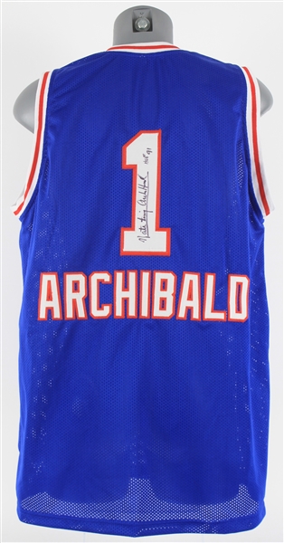 2010s Nate "Tiny" Archibald Kansas City-Omaha Kings Signed Jersey (JSA)
