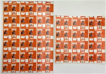 1990 Michael Jordan Chicago Bulls Wheaties Box Covers Uncut Sheets (Lot of 2)