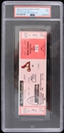 1998 Mark McGwire St. Louis Cardinals 62nd Homerun Full Ticket Graded Mint -9 (PSA Slabbed)