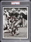 1967 Bart Starr Green Bay Packers Type I Authentic Black and White 8x10 Photo (PSA Slabbed)