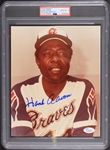 1966-1974 Hank Aaron Atlanta Braves Autographed 8x10 Color Photo (PSA Slabbed Gem Mint 10) *JSA*