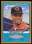 2003 Ken Griffey Jr. Cincinnati Reds Autographed Relic Upper Deck Trading Card #PB-KG2