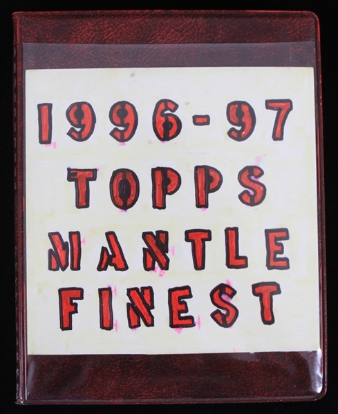 1996-1997 Mickey Mantle New York Yankees Topps Finest Trading Cards (Lot of 36)