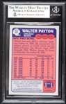 2001 Walter Payton Chicago Bears Topps Chrome Refractor Trading Card #WP10 (Beckett Slabbed)