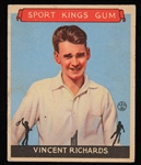 1933 Vincent Richards Tennis Player Goudy Trading Card #23 