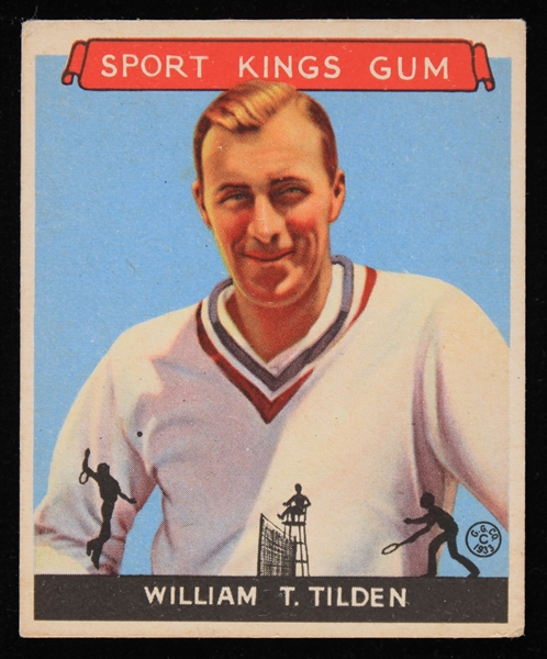 1933 William Tilden Tennis Player Goudy Trading Card #16