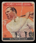 1933 Walter Hagen Golf Player Goudy Trading Card #8