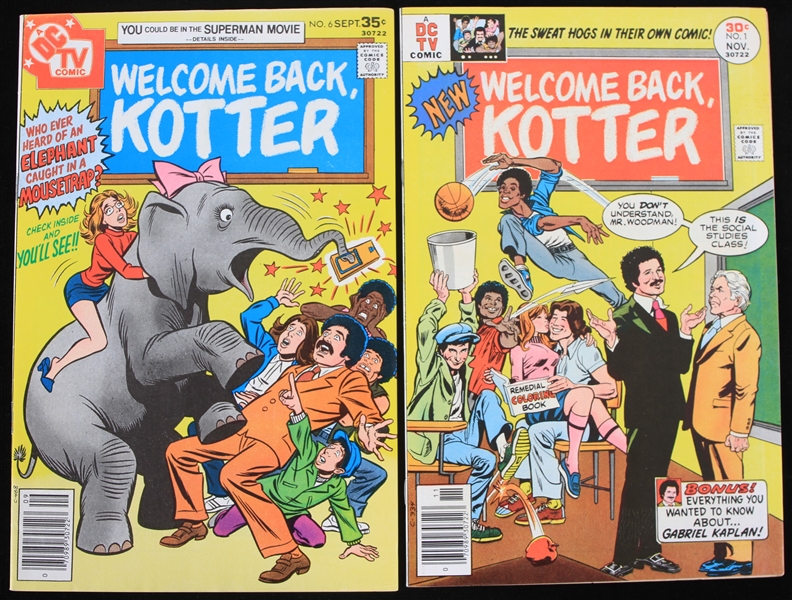 1976-1977 Welcome Back Kotter Comic Books (Lot of 2)