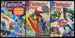 1963-1968 Fantastic Four Comic Books (Lot of 3)