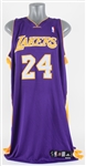 2007-08 Kobe Bryant Los Angeles Lakers Issued Road Jersey (MEARS LOA)
