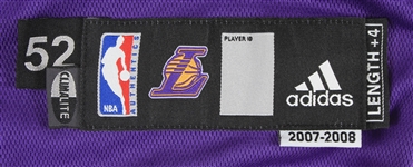 2007-08 Kobe Bryant Los Angeles Lakers Issued Road Jersey (MEARS LOA)