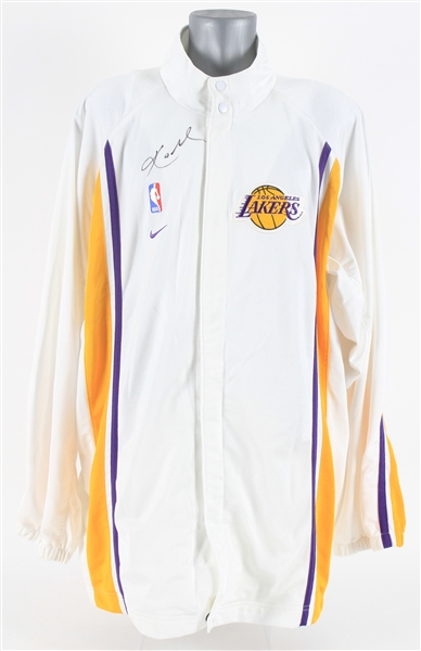 2016 Kobe Bryant Los Angeles Lakers Signed Warm Up Jacket (MEARS LOA)*JSA Full Letter*