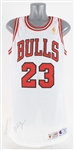 1996-97 Michael Jordan Chicago Bulls Signed Game Worn Home Jersey (MEARS A5/Beckett LOA/*Full JSA Letter*)