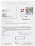 1996-97 Michael Jordan Chicago Bulls Signed Game Worn Home Jersey (MEARS A5/Beckett LOA/*Full JSA Letter*)