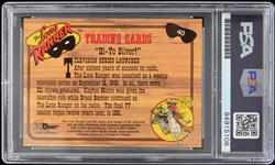 1997 Clayton Moore The Lone Ranger Signed Trading Card (PSA/DNA Slabbed)