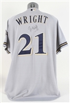 1980's-2000's Sports Memorabilia Collection - Lot of 450+ w/ Trading Cards, Jamey Wright Signed Game Worn Jersey, Milwaukee Brewers Signed Baseballs (MEARS LOA/JSA)