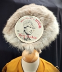 1950s Disney Davy Crockett Kids Frontier Fringe Jacket with Coon Skin Cap Featuring Fess Parker Photo Tag