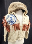 1950s Davy Crockett Disney Small Sized Costume and Coon Skin Cap