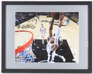 2016-2022 Dejounte Murray San Antonio Spurs Signed 15x19 Framed Photo *JSA*