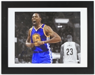 2016-2019 Kevin Durant Golden State Warriors Signed 21x28 Framed Photo *JSA* 