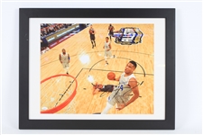 2017 Giannis Antetokounmpo Milwaukee Bucks All Star Game Signed 21x27 Framed Photo *JSA*