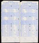 1978 MLB All Star Mail in Ballots (Lot of 2)