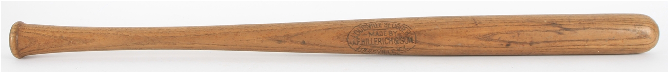 1900-05 JF Hillerich & Son Louisville Slugger Blank Barrel Store Model Bat